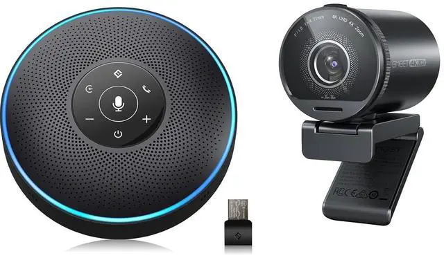 Main image of M2 Bluetooth Speakerphone and S800 4K Webcam for Streaming
