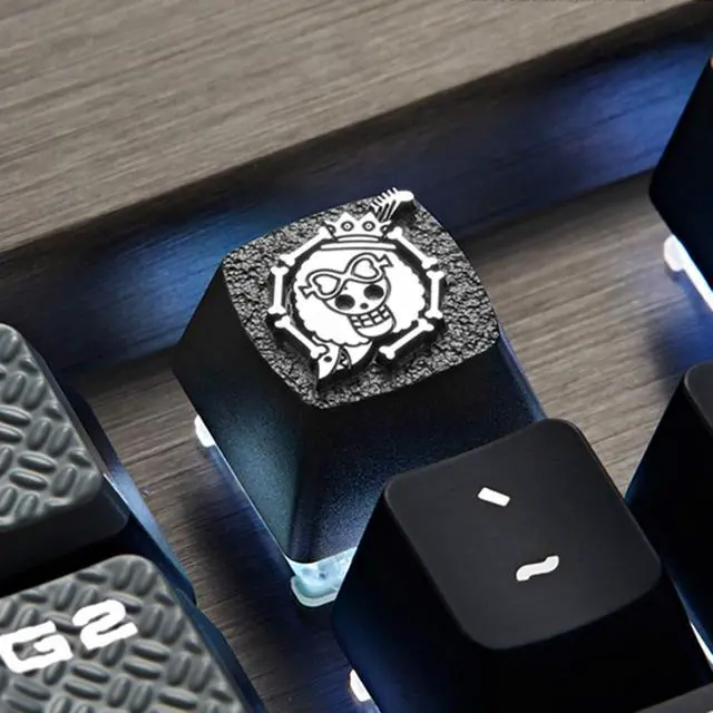 Alt view image 6 of 7 - X ZOMOPLUS Custom Japanese Anime Keycaps,Artisan Metal ESC Key Caps for Cherry MX Switches Mechanical Gaming Keyboard Replacement, PC Gamer Gifts (Black)