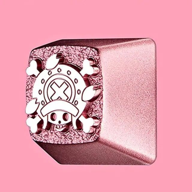 Alt view image 3 of 7 - X ZOMOPLUS Custom Japanese Anime Keycaps,Artisan Metal ESC Key Caps for Cherry MX Switches Mechanical Gaming Keyboard Replacement, PC Gamer Gifts (Pink2)