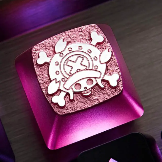 Alt view image 5 of 7 - X ZOMOPLUS Custom Japanese Anime Keycaps,Artisan Metal ESC Key Caps for Cherry MX Switches Mechanical Gaming Keyboard Replacement, PC Gamer Gifts (Pink2)