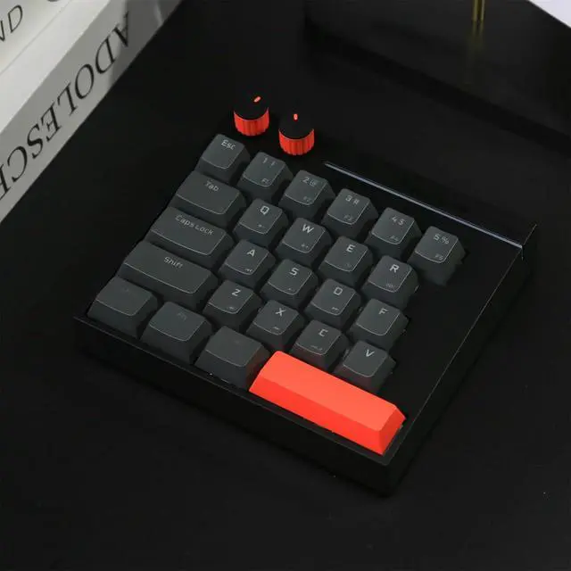Alt view image 3 of 7 - HK25 One Handed Gaming Keyboard,Magnetic Switch Hall Effect Rapid Trigger Custom RGB Wired Hot Swap Mechanical Keyboard Adjustable Actuation 25 Keys Macro Keypad, 8K Hz Polling Rate (Black)