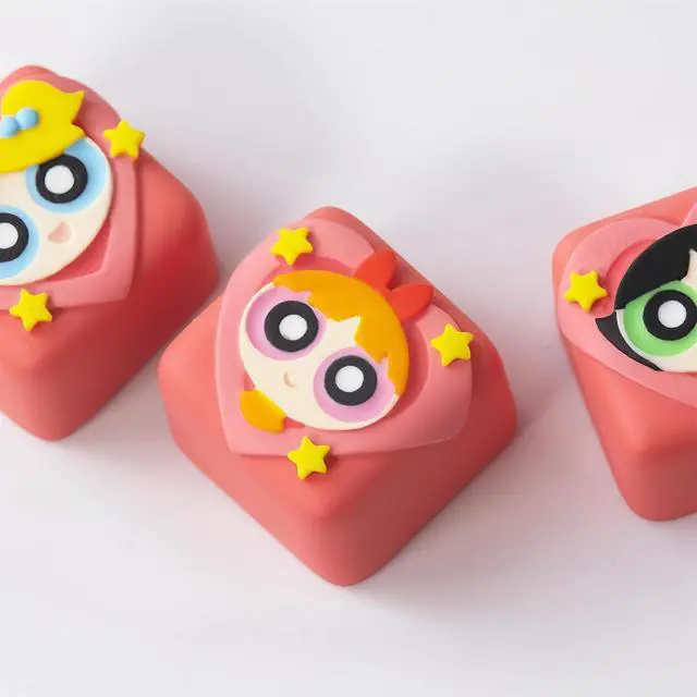 Alt view image 3 of 7 - Cute Anime Keycaps,Artisan Resin Keycaps Pink Candy Shape Custom ESC Keycap for Cherry MX Switches Mechanical Gaming Keyboard DIY Kawaii Cartoon Single Key Cap for PC Gamer/Girls (02)