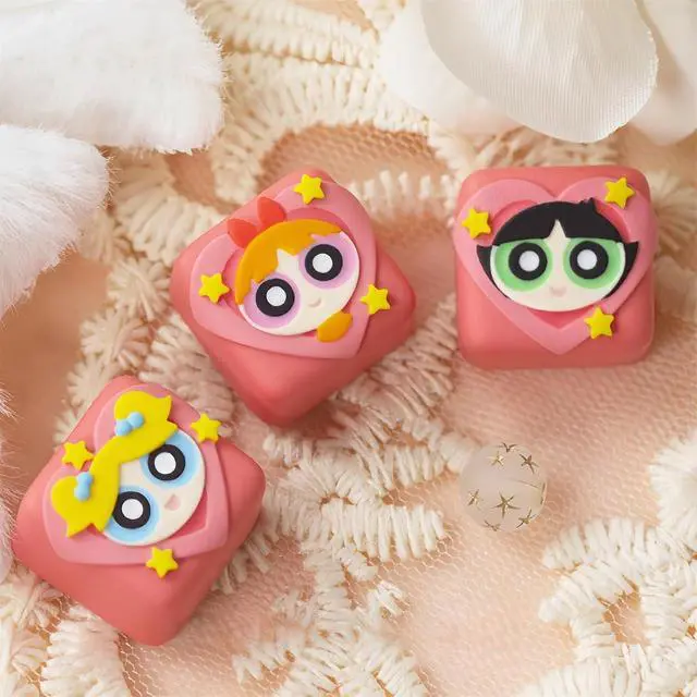 Alt view image 4 of 7 - Cute Anime Keycaps,Artisan Resin Keycaps Pink Candy Shape Custom ESC Keycap for Cherry MX Switches Mechanical Gaming Keyboard DIY Kawaii Cartoon Single Key Cap for PC Gamer/Girls (02)