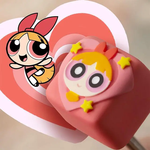 Alt view image 5 of 7 - Cute Anime Keycaps,Artisan Resin Keycaps Pink Candy Shape Custom ESC Keycap for Cherry MX Switches Mechanical Gaming Keyboard DIY Kawaii Cartoon Single Key Cap for PC Gamer/Girls (02)
