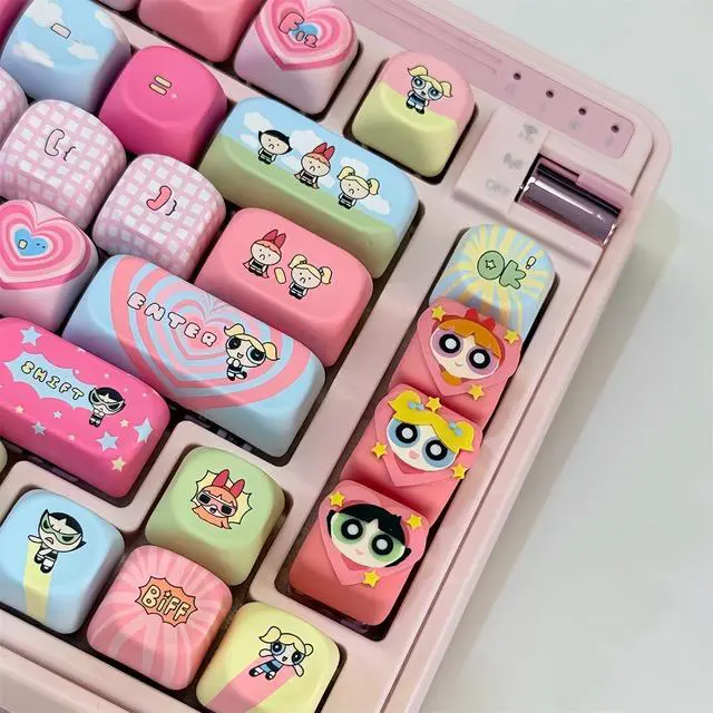 Alt view image 6 of 7 - Cute Anime Keycaps,Artisan Resin Keycaps Pink Candy Shape Custom ESC Keycap for Cherry MX Switches Mechanical Gaming Keyboard DIY Kawaii Cartoon Single Key Cap for PC Gamer/Girls (02)
