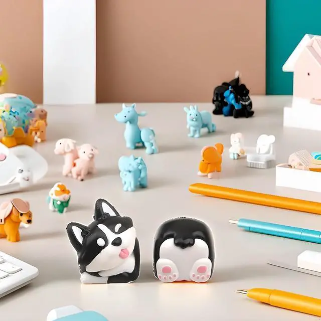 Alt view image 7 of 7 - Artisan Keycap,Cute Corgi-Dog Keycaps Custom Keyboard Keycaps Kawaii Cartoon Resin Key Cap for Cherry MX Switches Mechanical Gaming Keyboard Replacement Personalized Anime Keycap (Black)
