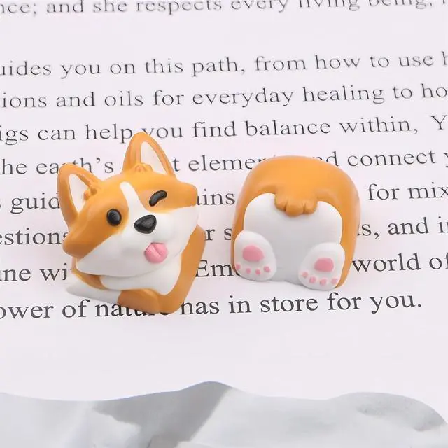 Alt view image 5 of 7 - Artisan Keycap,Cute Corgi-Dog Keycaps Custom Keyboard Keycaps Kawaii Cartoon Resin Key Cap for Cherry MX Switches Mechanical Gaming Keyboard Replacement Personalized Anime Keycap (Yellow)