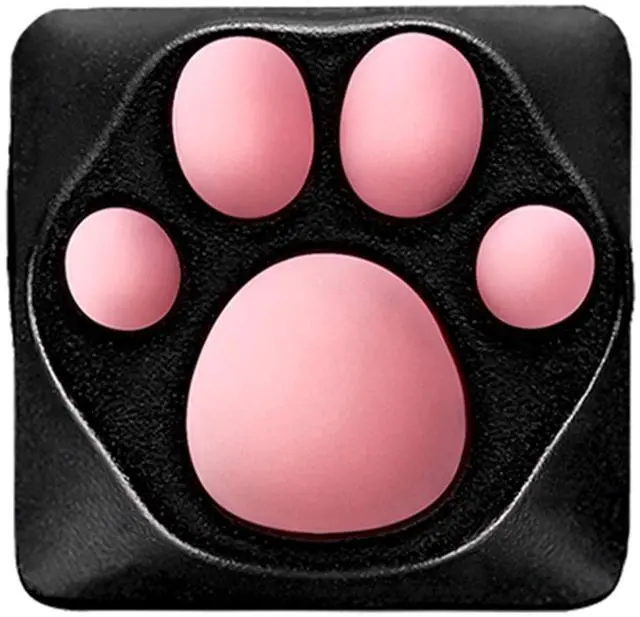 Main image of ZOMOPLUS Cute Keycaps,Novelty Cat-Claws ESC Keycap 3D Model Catpaw Custom Key Caps for Cherry MX Switches Mechanical Gaming Keyboard OEM Profile Keycap (Black-Pink)