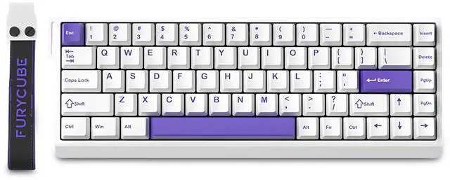 Main image of M68 HE Rapid Trigger RGB Gaming Keyboard,65% Hall Effect Magnetic Switch with Adjustable Actuation 8000 Hz Polling Rate Hot Swap Wired Mechanical Keyboard for PC/Mac Gamer (White)