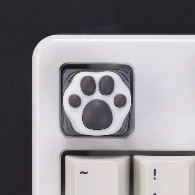 Alt view image 3 of 7 - ZOMOPLUS Cute Keycaps,Novelty Cat-Claws ESC Keycap 3D Model Catpaw Custom Key Caps for Cherry MX Switches Mechanical Gaming Keyboard OEM Profile Keycap (Tabbypaw)