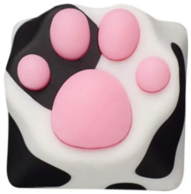 Main image of ZOMOPLUS Cute Keycaps,Novelty Cat-Claws ESC Keycap 3D Model Catpaw Custom Key Caps for Cherry MX Switches Mechanical Gaming Keyboard OEM Profile Keycap (Cow)