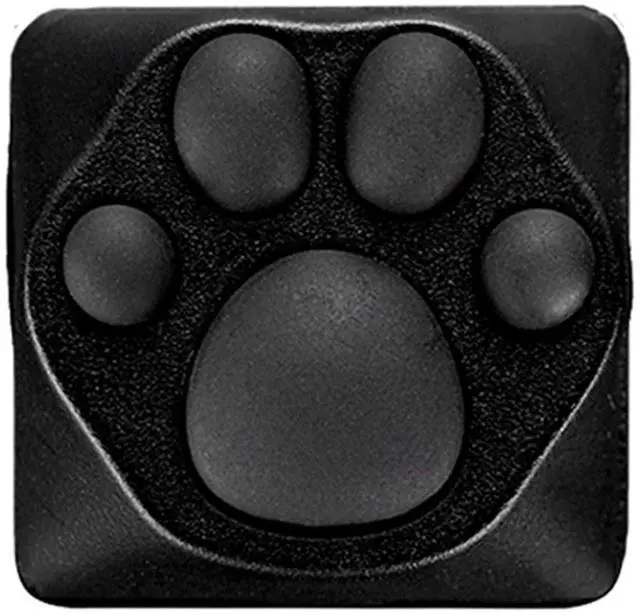 Main image of ZOMOPLUS Cute Keycaps,Novelty Cat-Claws ESC Keycap 3D Model Catpaw Custom Key Caps for Cherry MX Switches Mechanical Gaming Keyboard OEM Profile Keycap (Black-Gray)