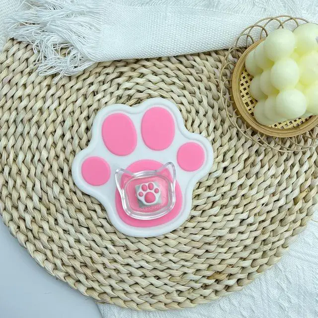 Alt view image 5 of 7 - ZOMOPLUS Cute Keycaps,Novelty Cat-Claws ESC Keycap 3D Model Catpaw Custom Key Caps for Cherry MX Switches Mechanical Gaming Keyboard OEM Profile Keycap (White-Pink)