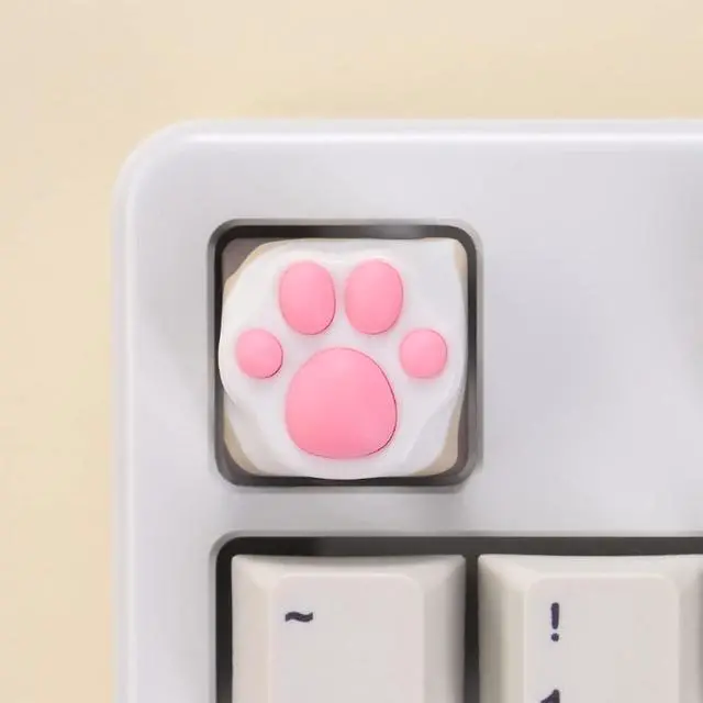Alt view image 4 of 7 - ZOMOPLUS Cute Keycaps,Novelty Cat-Claws ESC Keycap 3D Model Catpaw Custom Key Caps for Cherry MX Switches Mechanical Gaming Keyboard OEM Profile Keycap (Ragdollpaw)