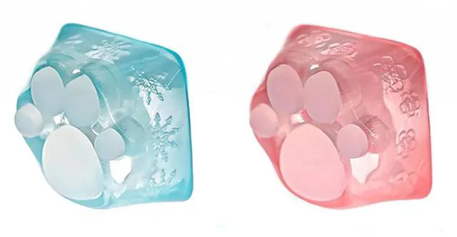 Main image of ZOMOPLUS Cute Keycaps,Cat Paw Custom ESC Keycaps Transparent Artisan Keycaps for Cherry MX Switches Mechanical Gaming Keyboard OEM Profile R4 Keys Shine Through Kawaii Keycap (Pink+Blue 2PCS)