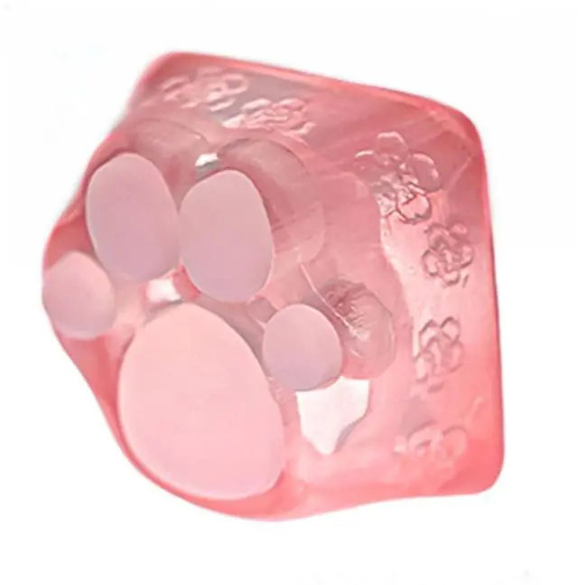 Main image of ZOMOPLUS Cute Keycaps,Cat Paw Custom ESC Keycaps Transparent Artisan Keycaps for Cherry MX Switches Mechanical Gaming Keyboard OEM Profile R4 Keys Shine Through Kawaii Keycap (Cherry Blossom Pink)