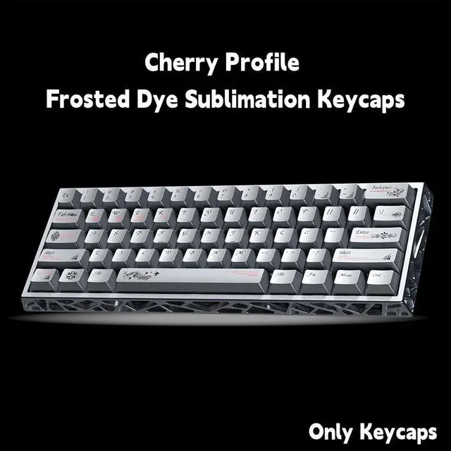 Alt view image 7 of 7 - Custom Metal Textured Keycaps,Dye-Sublimation PBT Keycaps Cherry Profile 127 Keys Full Size Cool Keycap Set for Cherry MX Switch 60% 75% 100% Hollow Aluminum Mechanical Gaming Keyboard DIY