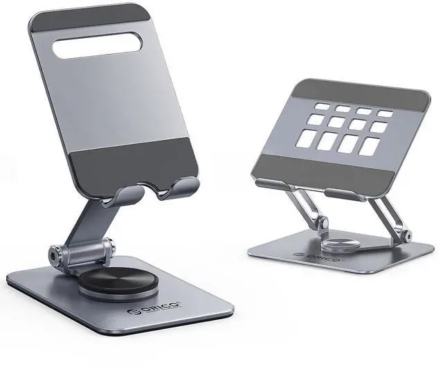 Main image of 360 Rotating Tablet Stand and Aluminum Phone Stand for Desk Bundle