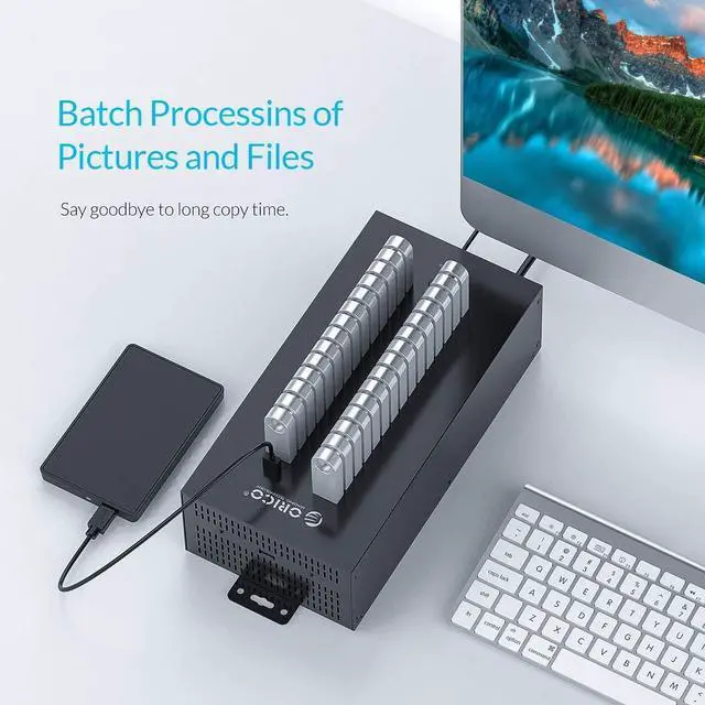 Alt view image 2 of 7 - 30-Port Industrial-Grade USB 2.0 Hub with 300W Power Supply, Smart Charging Station, Wall/Rack Mountable, Full Metal Case for Offices, Workshops & Labs