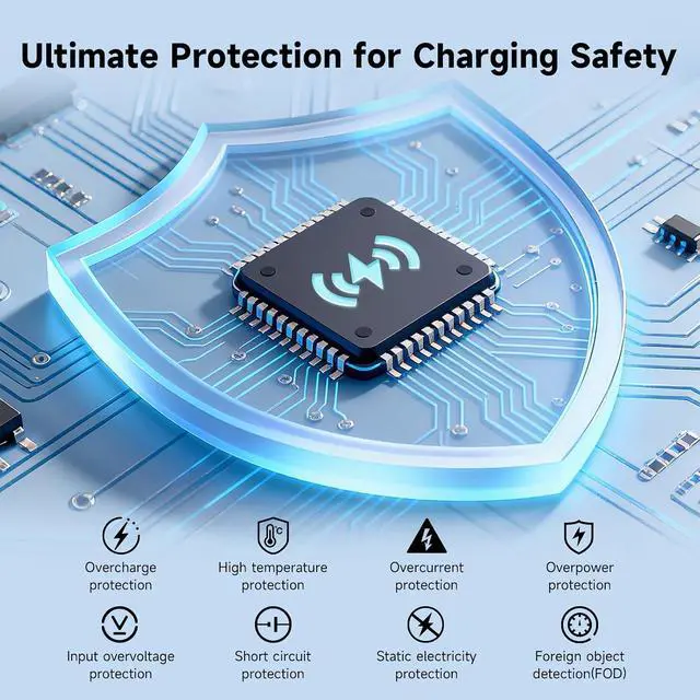 Alt view image 7 of 7 - 3 in 1 Charging Station, Mag Safe Wireless Charger Stand, Qi2-enable, 15W Multiple Device Magnetic Charging Station for iPhone 16,15,14,13,12 Series, Apple Watch, AirPods (USB-C Charger Included)