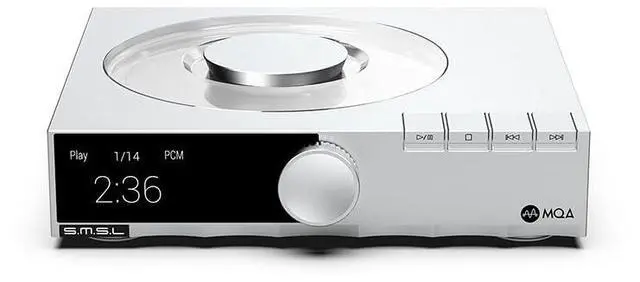 Main image of SMSL PL200T CD Player MQA CD Transport Clock Input Output P.A.S.S. System Optical coaxial AES I2S Output