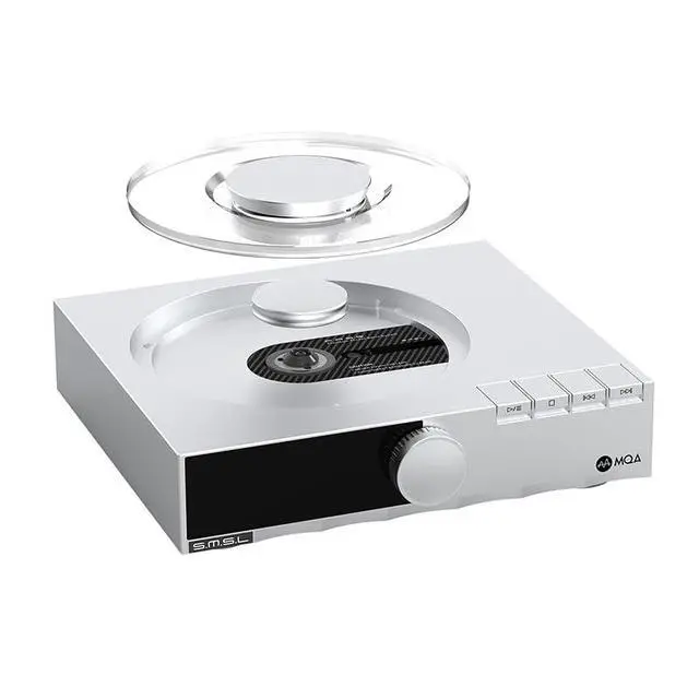 Alt view image 4 of 7 - SMSL PL200T CD Player MQA CD Transport Clock Input Output P.A.S.S. System Optical coaxial AES I2S Output