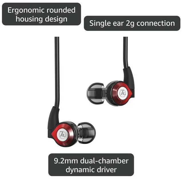 Alt view image 3 of 5 - Generic 7HZ AERO 9.2mm Dynamic Driver in Ear Headphone (Red)