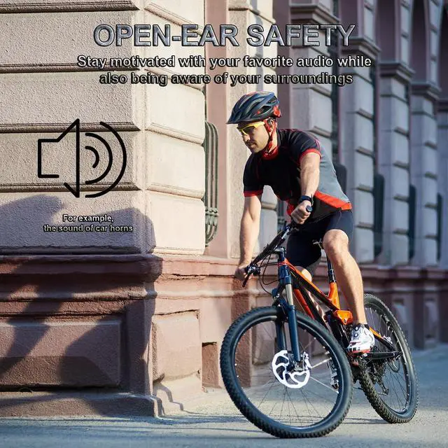 Alt view image 3 of 7 - Outside Open Ear Earbuds Ows Hanging Earphones 5.4 Bluetooth Out Of Ear Open Ear Headphones Outside The Ear Wireless Ear Hanging Bluetooth Headset Bone Conduction Headphones Earbuds Open Over Ear Buds