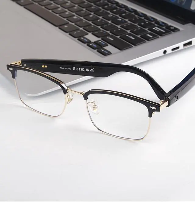 Alt view image 4 of 7 - Bluetooth Smart Glasses for Men Women Photochromic Sunglasses Smart AI Music Glass with Speakers for iPhone Android
