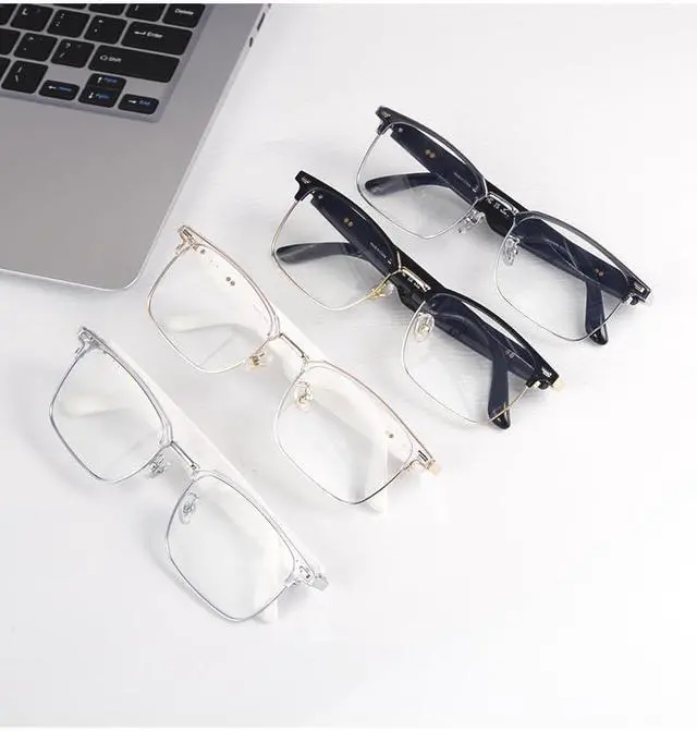 Alt view image 5 of 7 - Bluetooth Smart Glasses for Men Women Photochromic Sunglasses Smart AI Music Glass with Speakers for iPhone Android