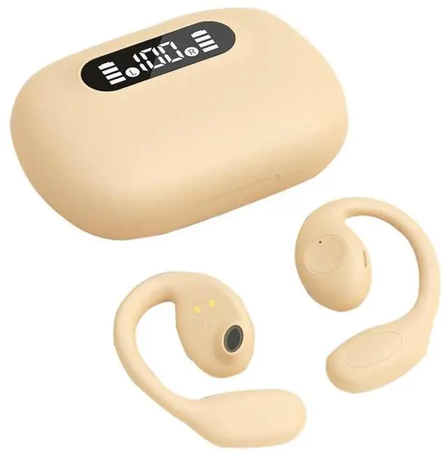 Main image of Open Ear Earbuds Wireless Bluetooth Bone Conduction Headphones Headset with Hook Over The Ear Bone Conducting Induction Headphones Earphones Headset Auriculares De Conduccion Osea
