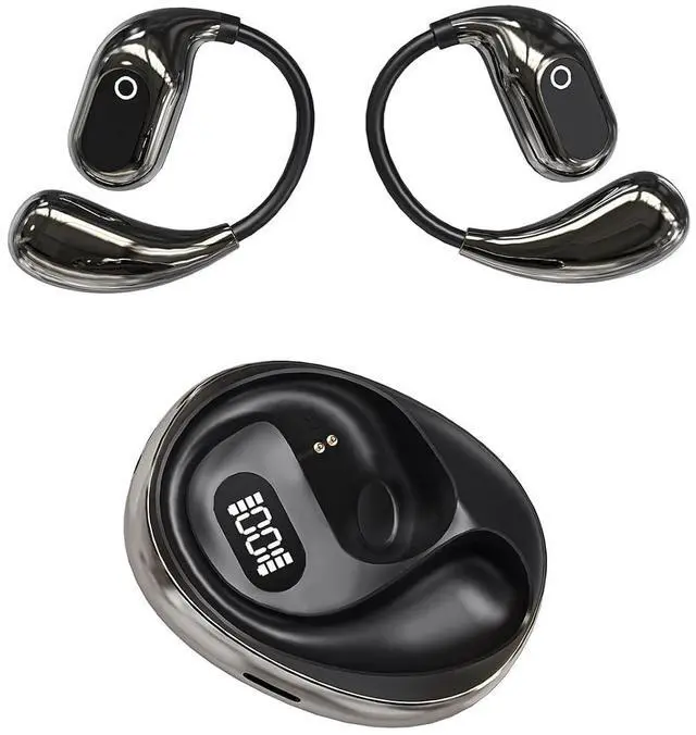 Main image of Over The Ear Open Ear Earbuds Outside Outer Open Ear Headphones Wireless Air Bone Conduction Earbuds Outer Outside Ear Bone Conduction Headphones Out of Ear Over The Ear Buds