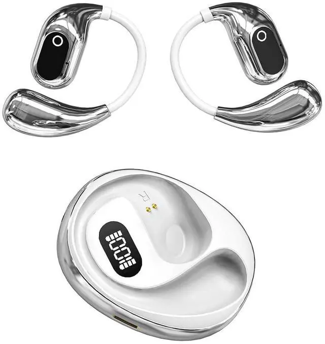Main image of Over The Ear Open Ear Earbuds Outside Outer Open Ear Headphones Wireless Air Bone Conduction Earbuds Outer Outside Ear Bone Conduction Headphones Out of Ear Over The Ear Buds