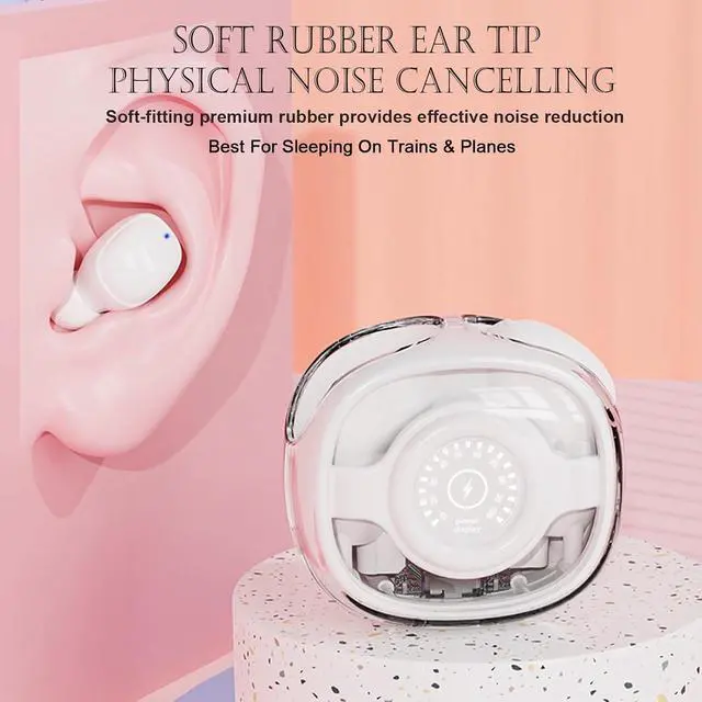 Alt view image 3 of 7 - Wireless Mini Small Earbuds Invisible Hidden Headphones For Work Bluetooth Tiny Earbuds for Small Ears Discreet Bluetooth Ear Buds Earphones Invisible Earbuds For Small Ear Canals