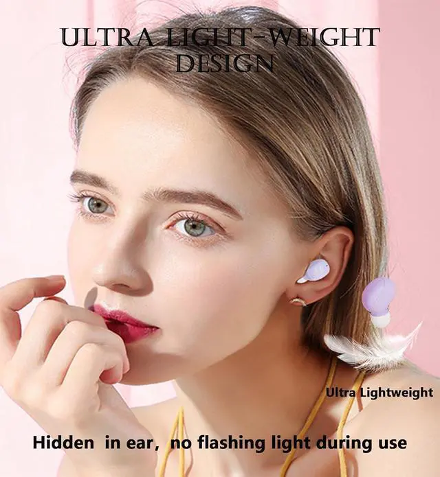 Alt view image 4 of 7 - Wireless Mini Small Earbuds Invisible Hidden Headphones For Work Bluetooth Tiny Earbuds for Small Ears Discreet Bluetooth Ear Buds Earphones Invisible Earbuds For Small Ear Canals