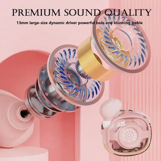 Alt view image 7 of 7 - Wireless Mini Small Earbuds Invisible Hidden Headphones For Work Bluetooth Tiny Earbuds for Small Ears Discreet Bluetooth Ear Buds Earphones Invisible Earbuds For Small Ear Canals
