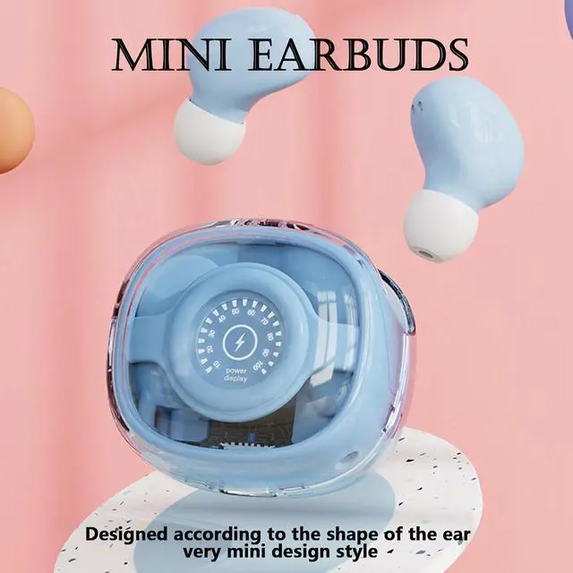 Alt view image 2 of 7 - Wireless Mini Small Earbuds Invisible Hidden Headphones For Work Bluetooth Tiny Earbuds for Small Ears Discreet Bluetooth Ear Buds Earphones Invisible Earbuds For Small Ear Canals