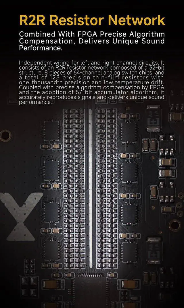 Alt view image 4 of 7 - XDUOO R2R DAC Card for XD05 PRO TA 32 Amp