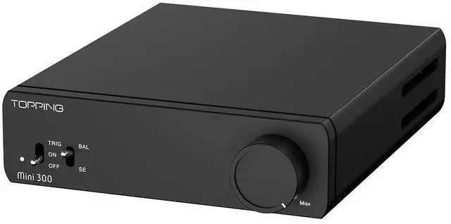 Main image of Topping Mini 300 Compact Desktop Power Amplifier 140W*2 TRS/RCA Input Fully Balanced Amplifier (Black)