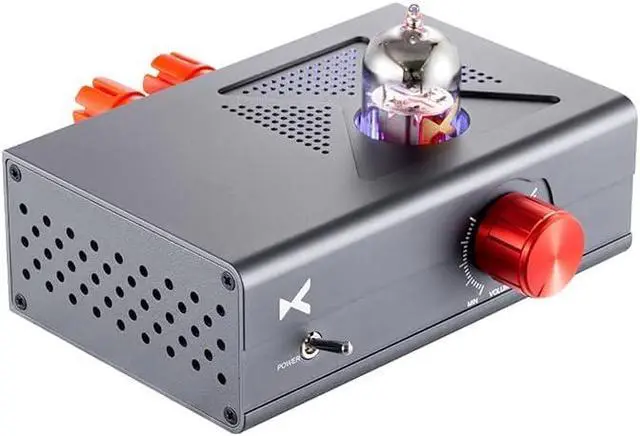 Alt view image 2 of 7 - XDUOO MT 605 Power Amplifier 12AU7 Tube& Digital Amplifier TI TAP3116 Amp Chip Output Power 30W Per Channel