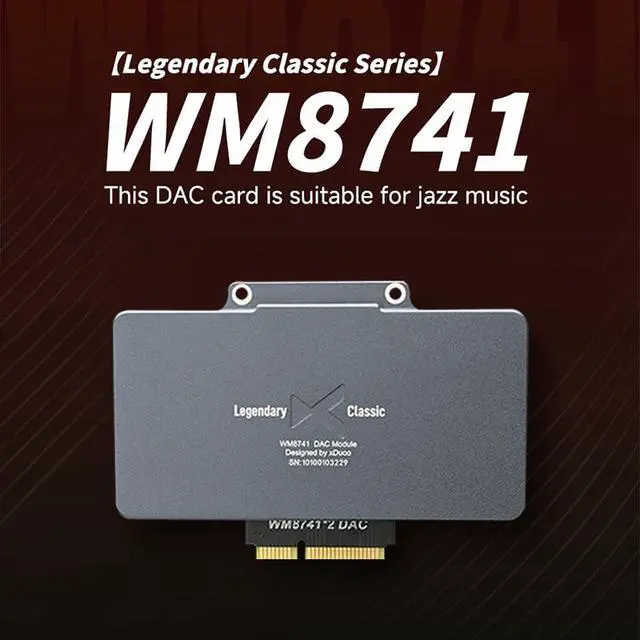 Alt view image 5 of 7 - XDUOO WM8741 DAC Card for XD 05 PRO Headphone Amplifier