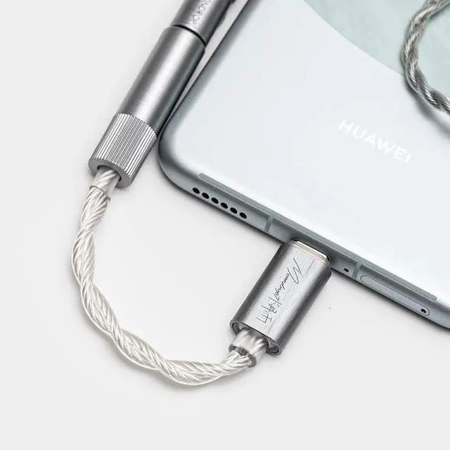 Alt view image 4 of 7 - Moondrop Echo B 32Bit/384kHz Portable USB Type C to Headphone DAC/AMP with 4.4mm Full Balanced Jack Adapter