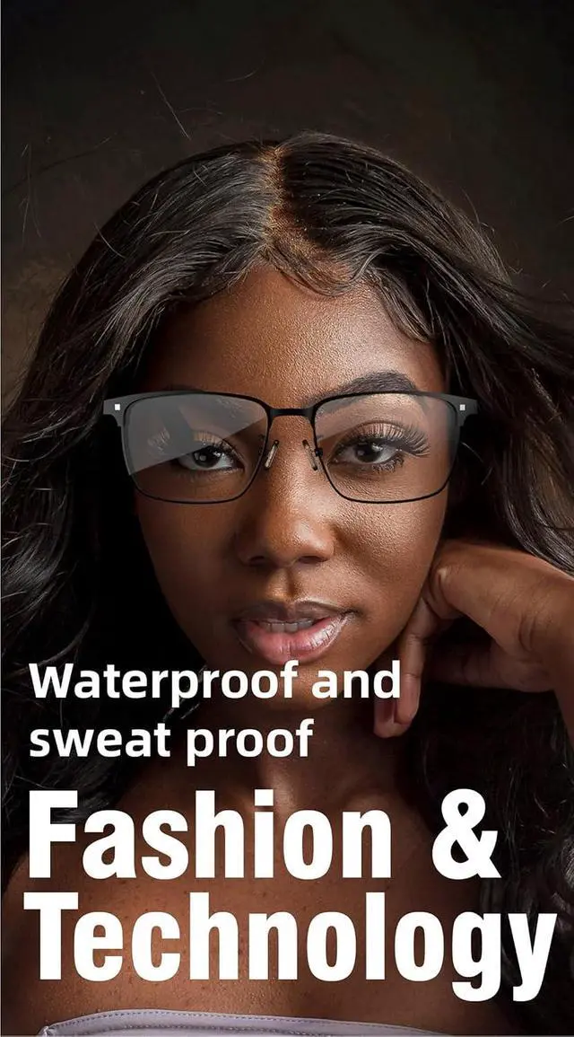 Alt view image 2 of 7 - Smart Bluetooth Glasses For Men With Sunglasses lenses Audio Speaker Eyeglasses Smart Bluetooth sunglasses For Men Glass blue tooth Glasses With Speakers