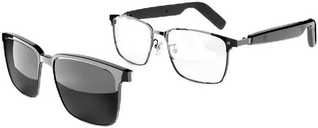 Main image of Smart Bluetooth Glasses For Men With Sunglasses lenses Audio Speaker Eyeglasses Smart Bluetooth sunglasses For Men Glass blue tooth Glasses With Speakers