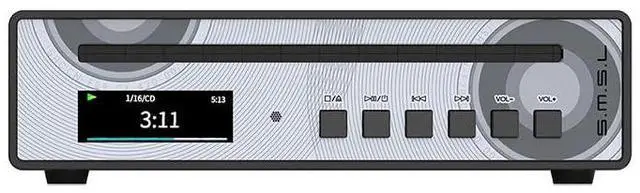 Main image of SMSL PL100 Pro CD Player Multi Function CS43131*2 DAC Chips Supports Lossless MQA Playback 4.4mm Balanced XLR with Remote Control (Black)
