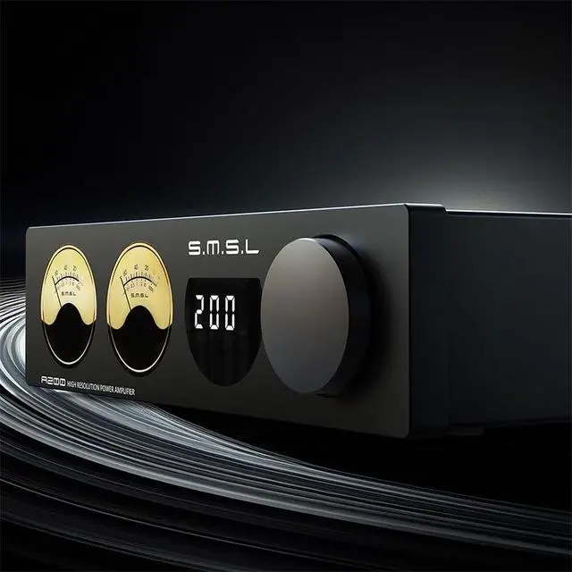 Alt view image 3 of 7 - S.M.S.L A200 high Resolution Power Amplifier 70w 100w Dual Track BT5.0 Electronic Volume Control with Remote Control