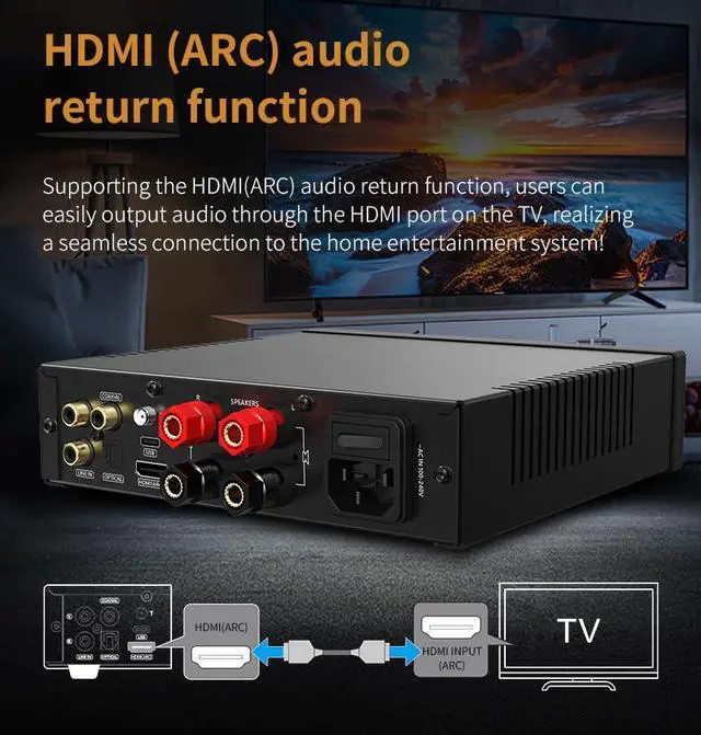 Alt view image 7 of 7 - S.M.S.L A200 high Resolution Power Amplifier 70w 100w Dual Track BT5.0 Electronic Volume Control with Remote Control