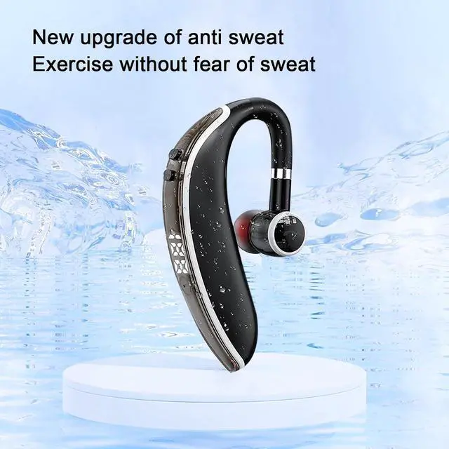 Alt view image 4 of 7 - Wireless Sports Earbuds with Earhooks Single Bluetooth Earpiece Running Over The Ear Ear Buds with Hook for Work Wireless Workout Wrap Around The Ear Earbuds Bluetooth Earphones for Sport