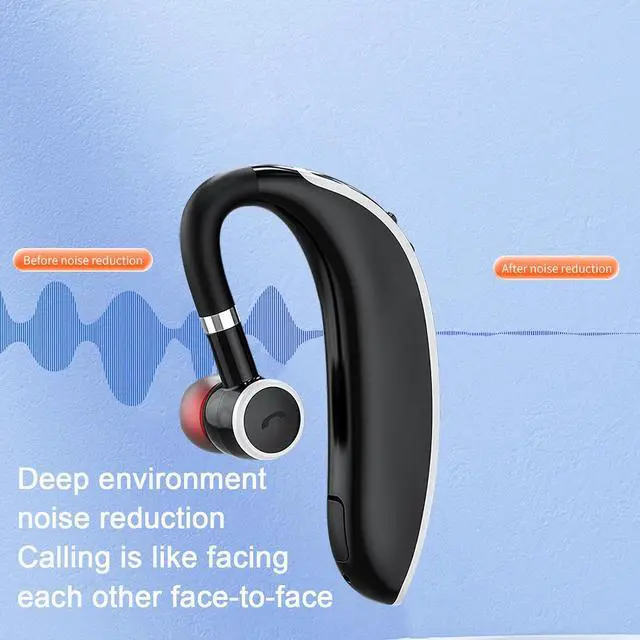 Alt view image 5 of 7 - Wireless Sports Earbuds with Earhooks Single Bluetooth Earpiece Running Over The Ear Ear Buds with Hook for Work Wireless Workout Wrap Around The Ear Earbuds Bluetooth Earphones for Sport