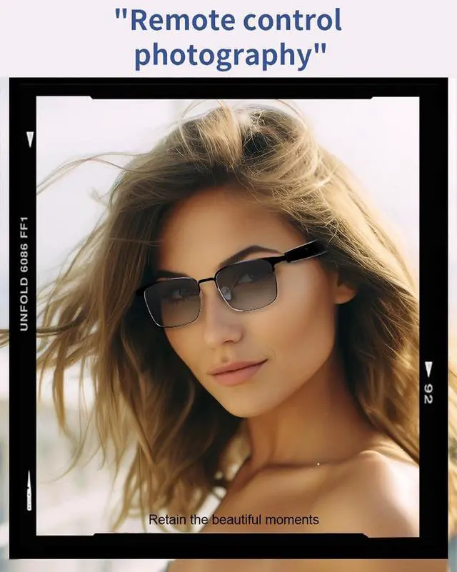 Alt view image 6 of 7 - Smart Bluetooth Glasses Sunglasses for Men Women Polarized with Speakers Listenable Songs Wireless Bluetooth Eyeglasse